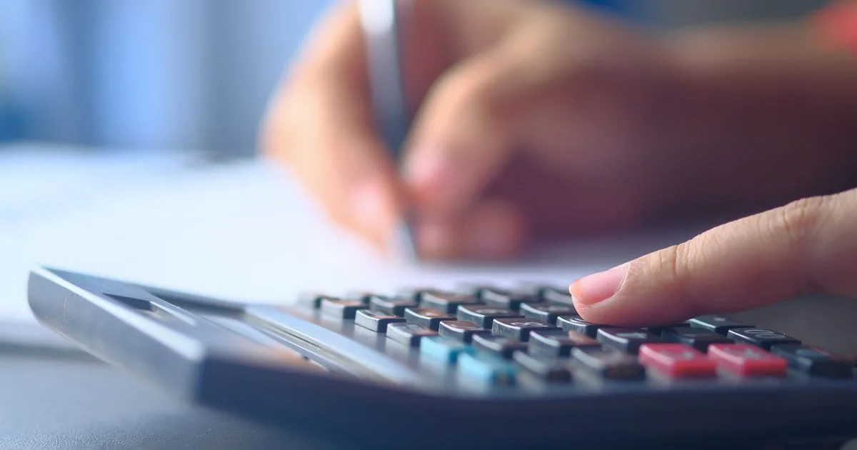 Working out the cost of emergency vet loans with a calculator