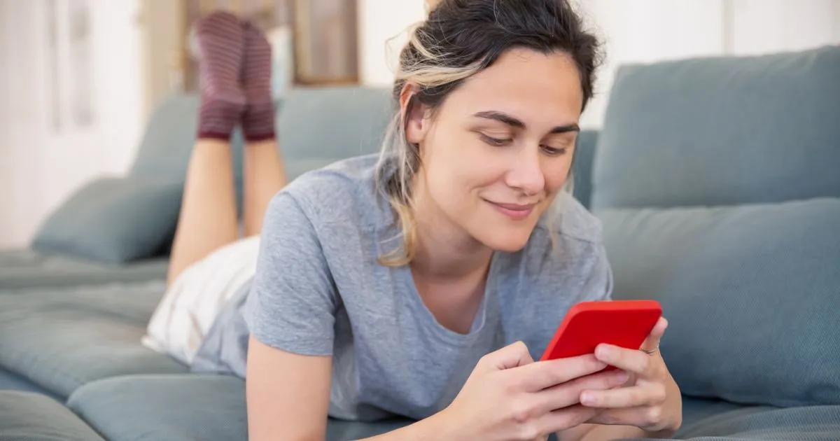Relaxed after the loan e-transfer arrived by Interac
